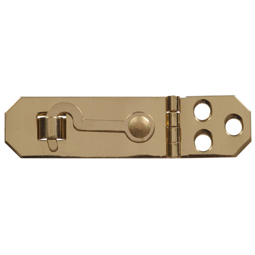 Solid brass decorative mini hasp with hook, suitable for hardware and home improvement projects under $50