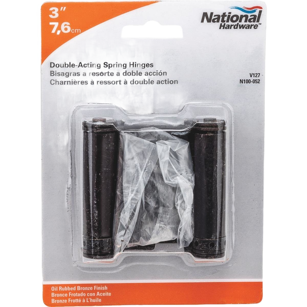 3-inch oil rubbed bronze double-acting spring door hinge for home improvement and hardware use under $50