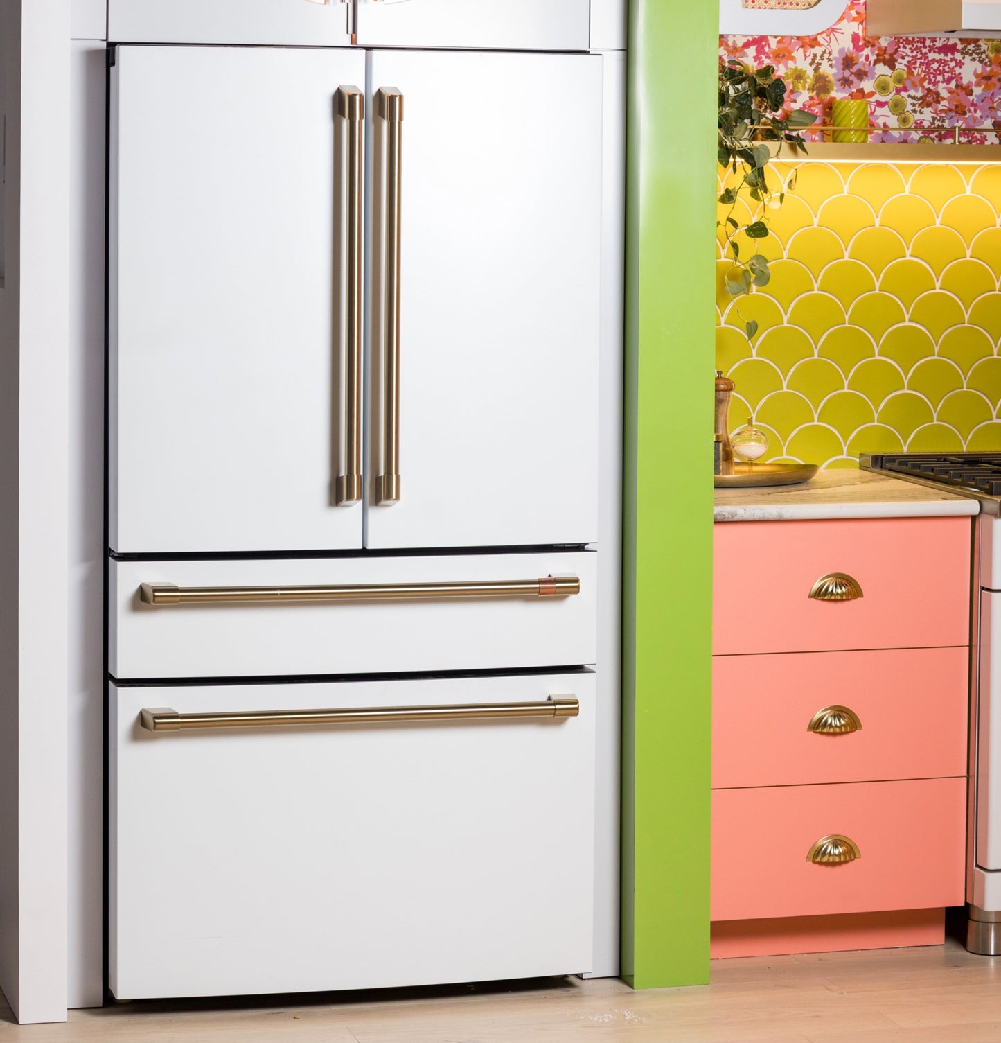 CAFÉ™ ENERGY STAR® 23.2 Cu. Ft. Smart Counter-Depth 4-Door French-Door Refrigerator With Dual-Dispense AutoFill Pitcher