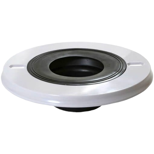 White and black toilet wax ring cap for plumbing repair and toilet parts under $50 collections