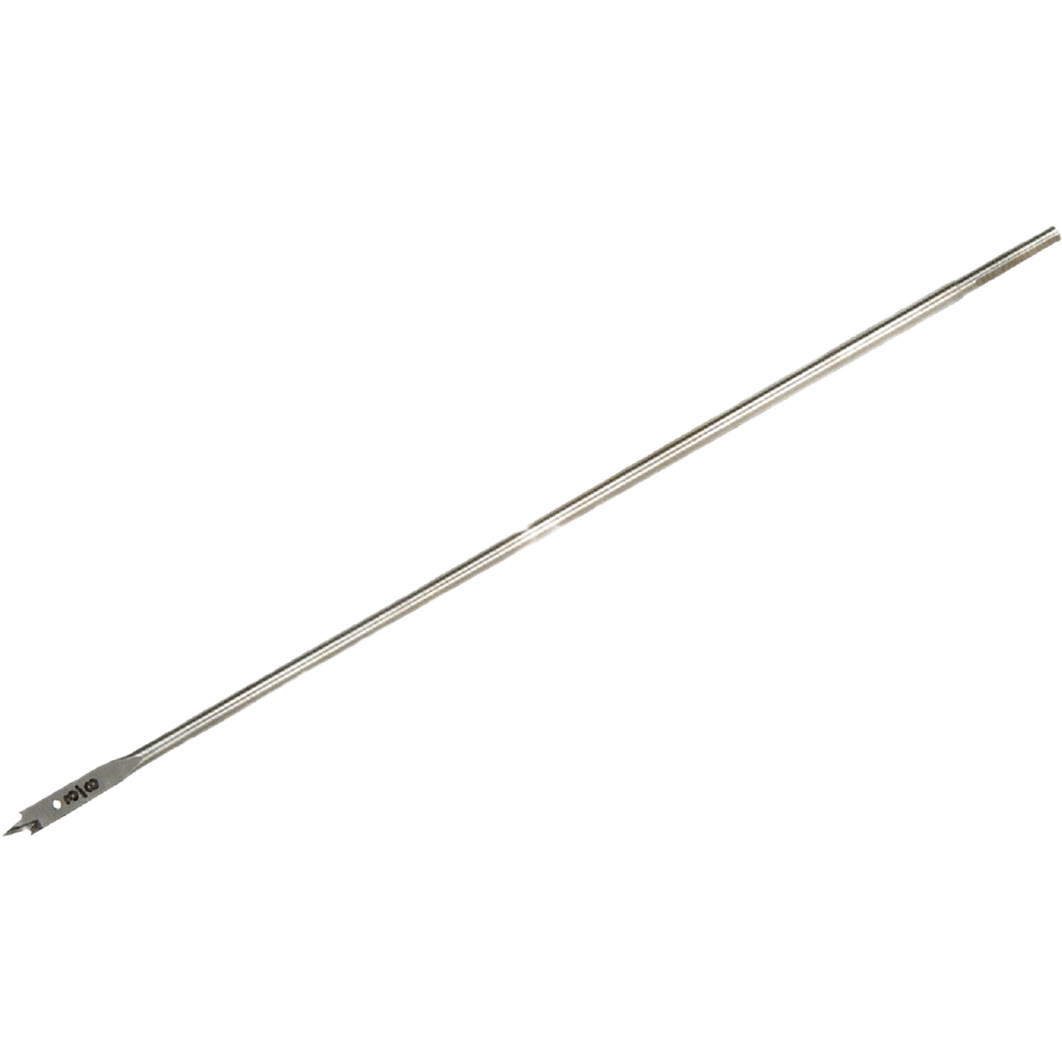 Long steel spade bit with sharp tip and cutting edge for fast drilling in tool accessories and power tool collections under $50