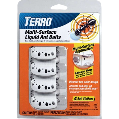 Terro multi-surface liquid ant bait stations with adhesive strips for indoor insect and pest control under $50 collection