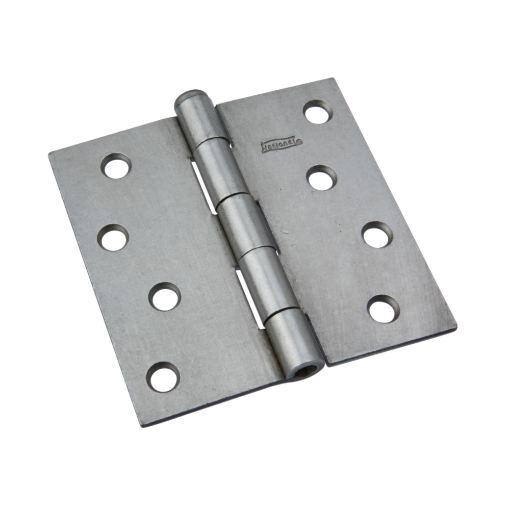 4-inch plain steel broad hinge with removable pin for door hardware and home improvement projects under $50