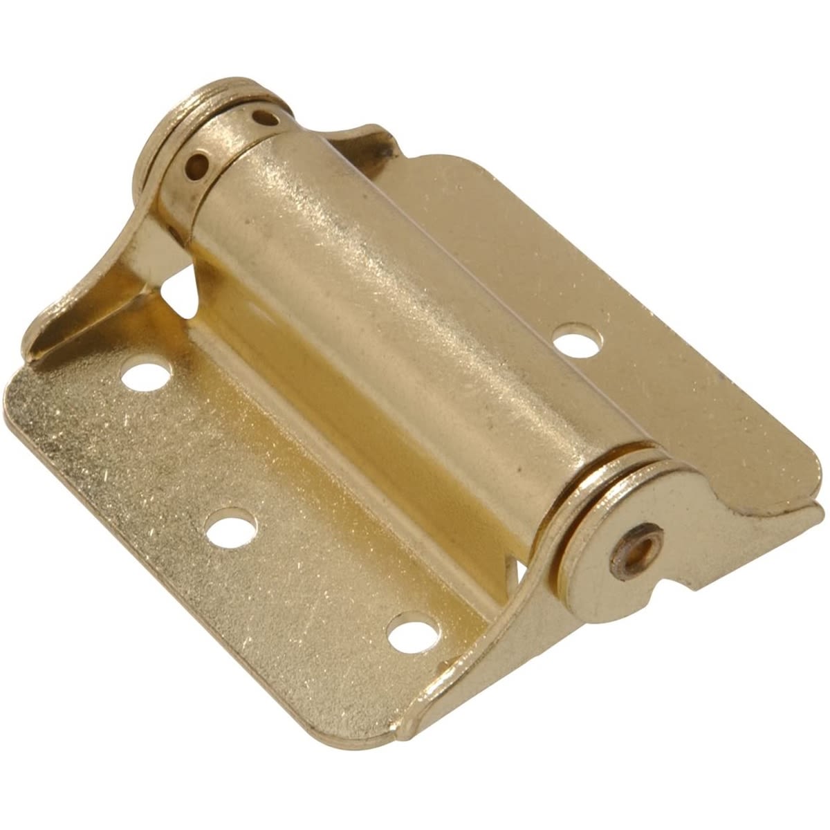 Adjustable heavy duty brass finish spring hinge for door hardware and home improvement projects under $50 collection