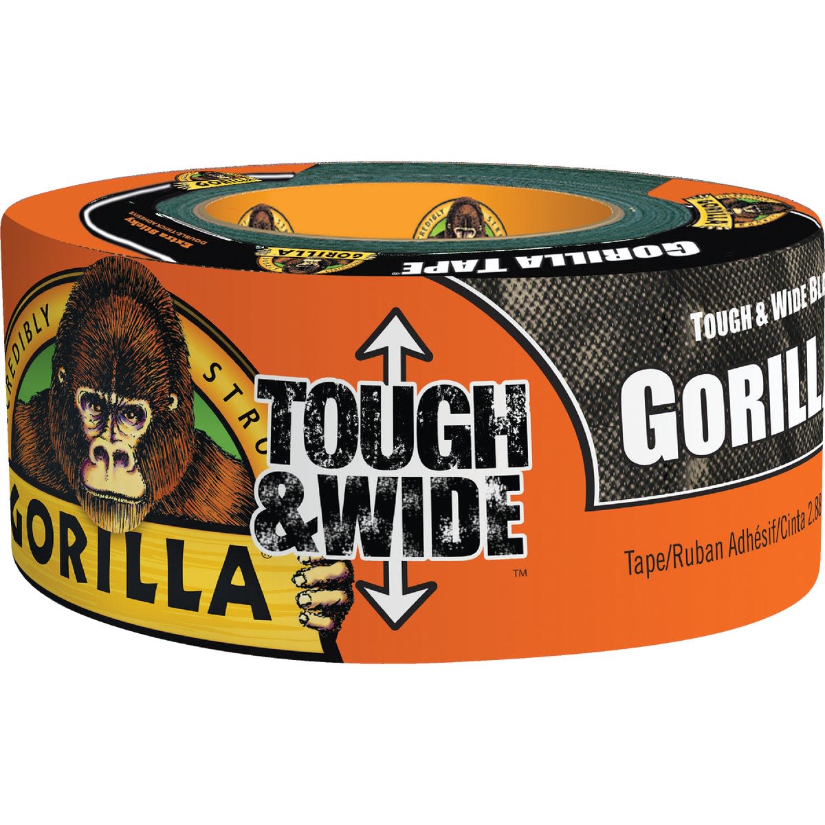 Roll of Gorilla branded heavy-duty black duct tape with reinforced backing for home improvement and tool projects under fifty dollars