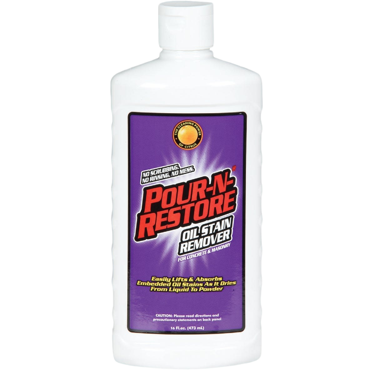 16 oz. Pour-N-Restore oil stain remover with biodegradable formula for concrete and masonry in Paint & Supplies collections