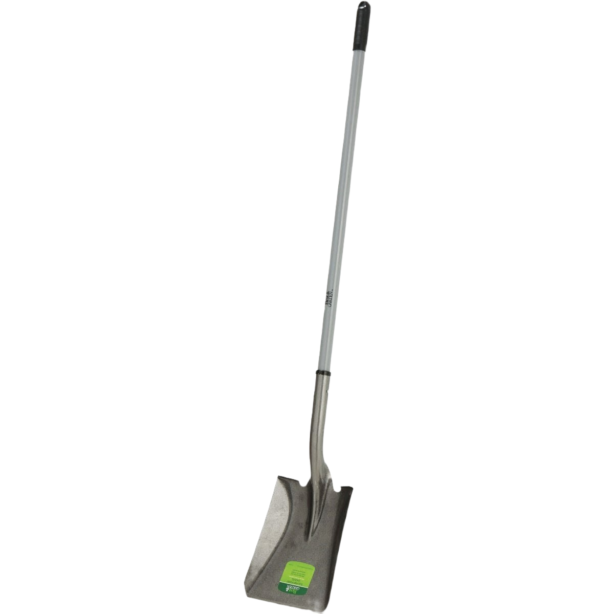 Square point shovel with fiberglass handle for digging and gardening in outdoor tools and hand tools collections