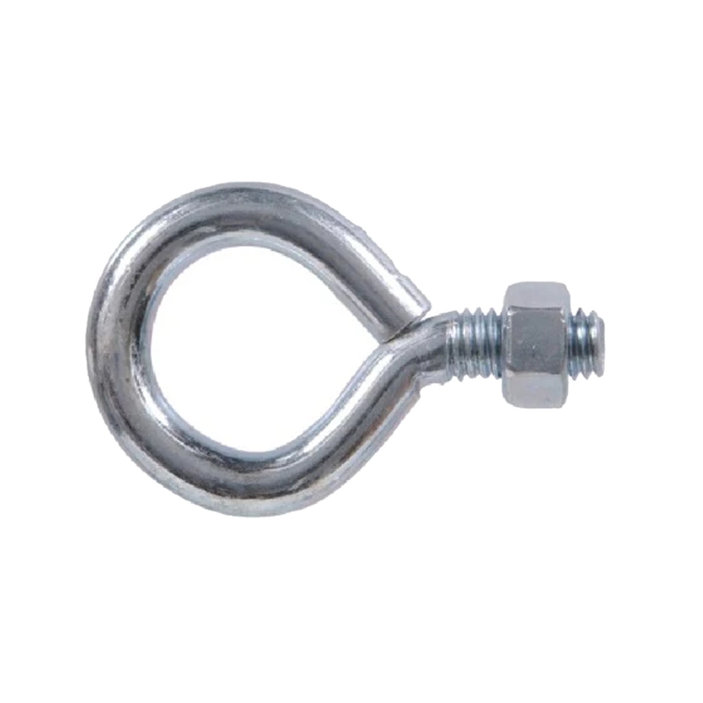 Hardware Essentials Eye Bolt with Hex Nut Zinc (3/8-16 x 2-1/2")