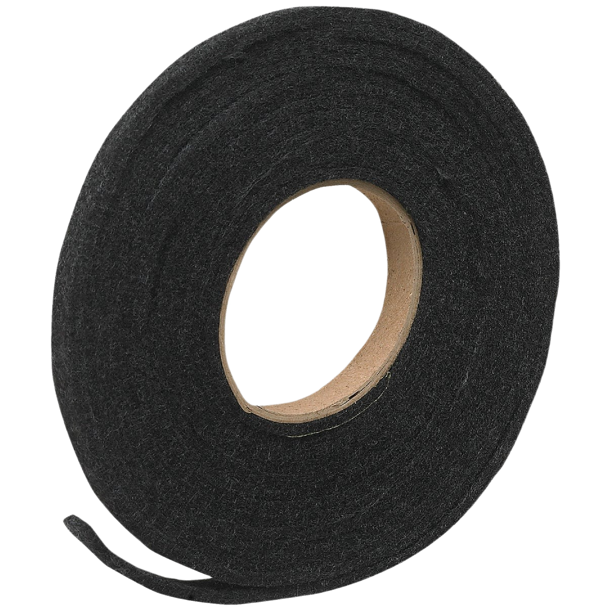 Roll of gray felt weatherstripping for sealing gaps around doors and windows in home improvement hardware collection under $50