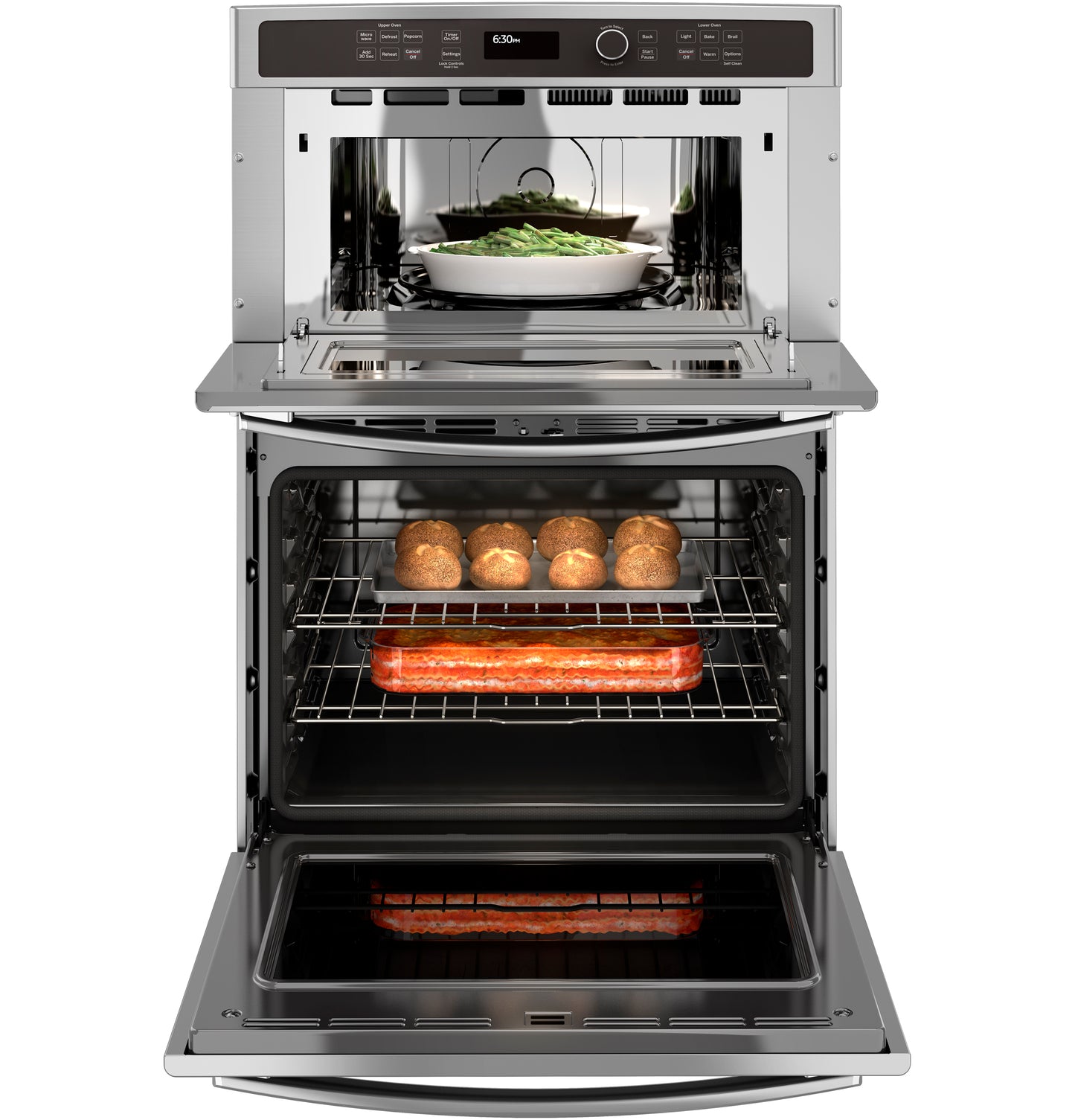 GE® 30" Combination Double Wall Oven