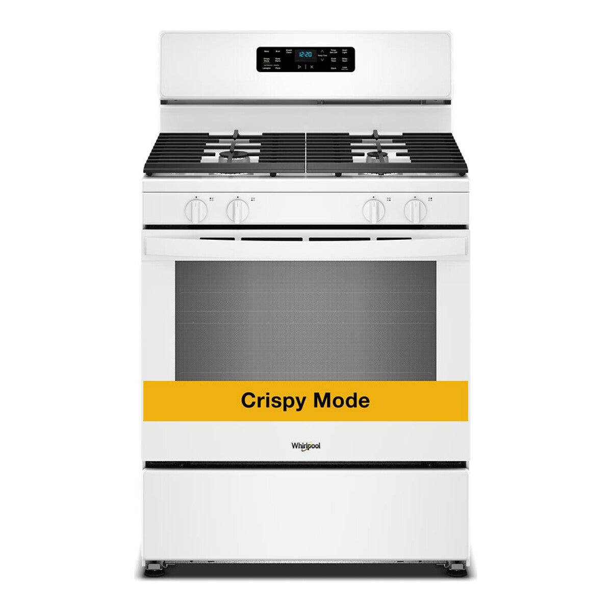 30-inch Gas Range with Crispy Mode and Dishwasher Safe Grates