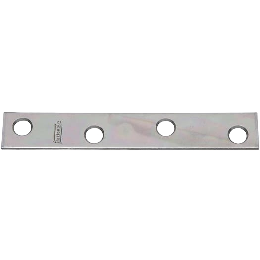 Zinc steel mending brace with multiple holes for reinforcing and connecting panels in building hardware collection