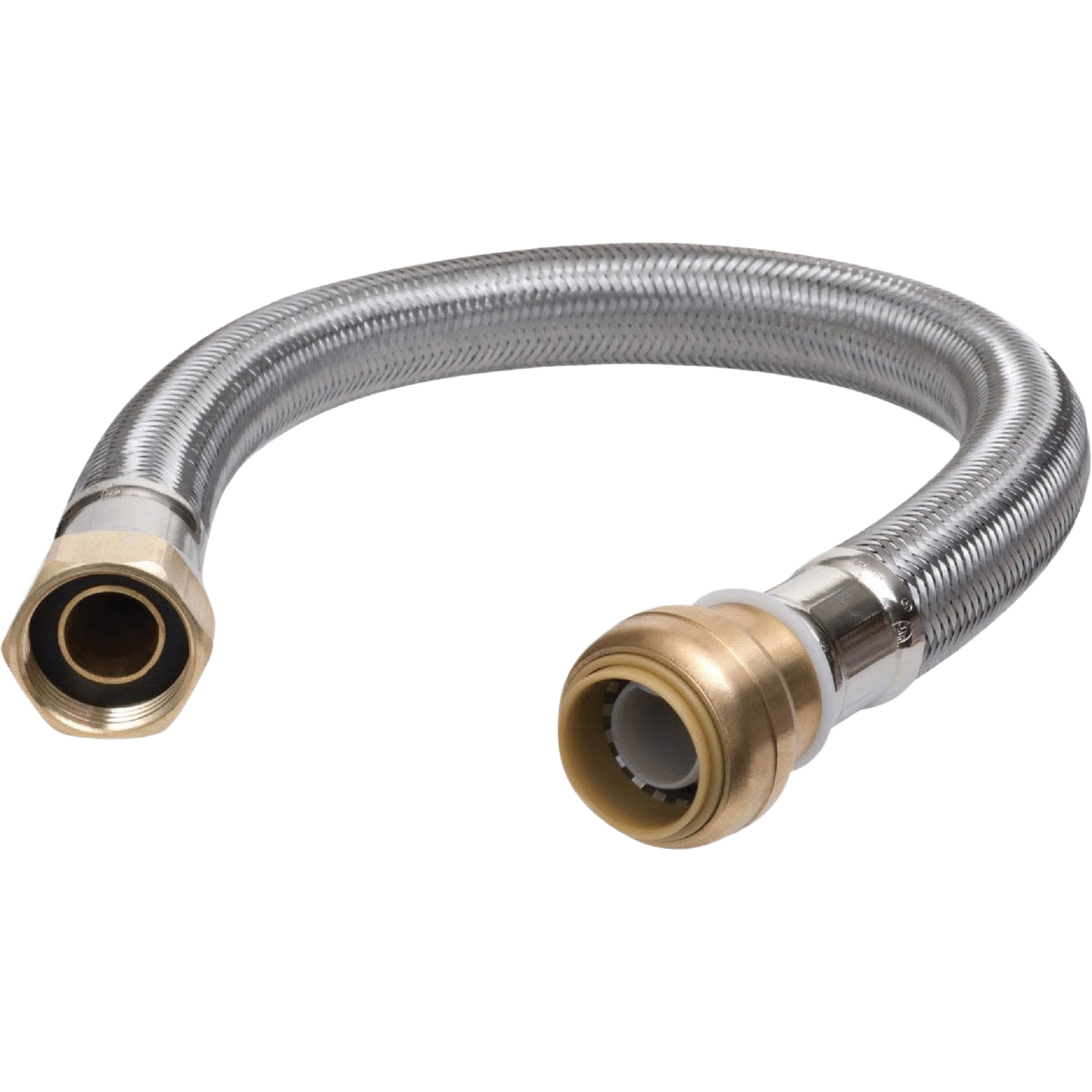 Flexible stainless steel water heater connector with brass fittings for plumbing and home improvement projects under $50