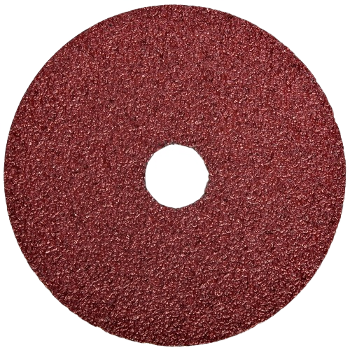 5-inch fiber abrasive disc with 24-grit for heavy-duty sanding in power tool accessories and abrasives collections