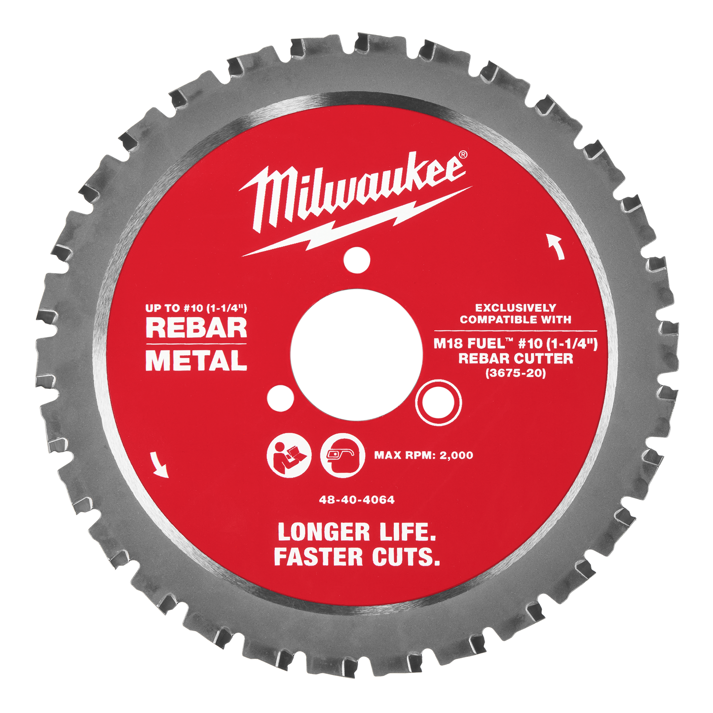 Milwaukee #10 (1-1/4”) Rebar Cutting Blade