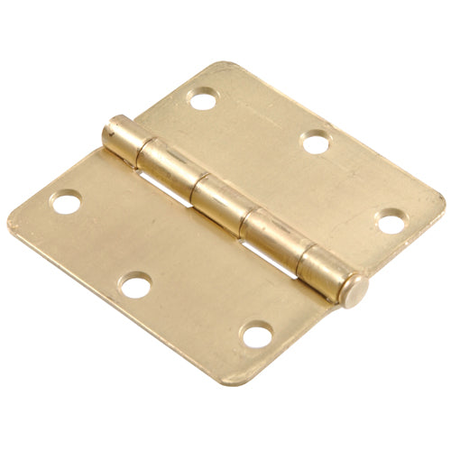 Brass residential door hinge with removable pin, suitable for home improvement and hardware under $50 collections