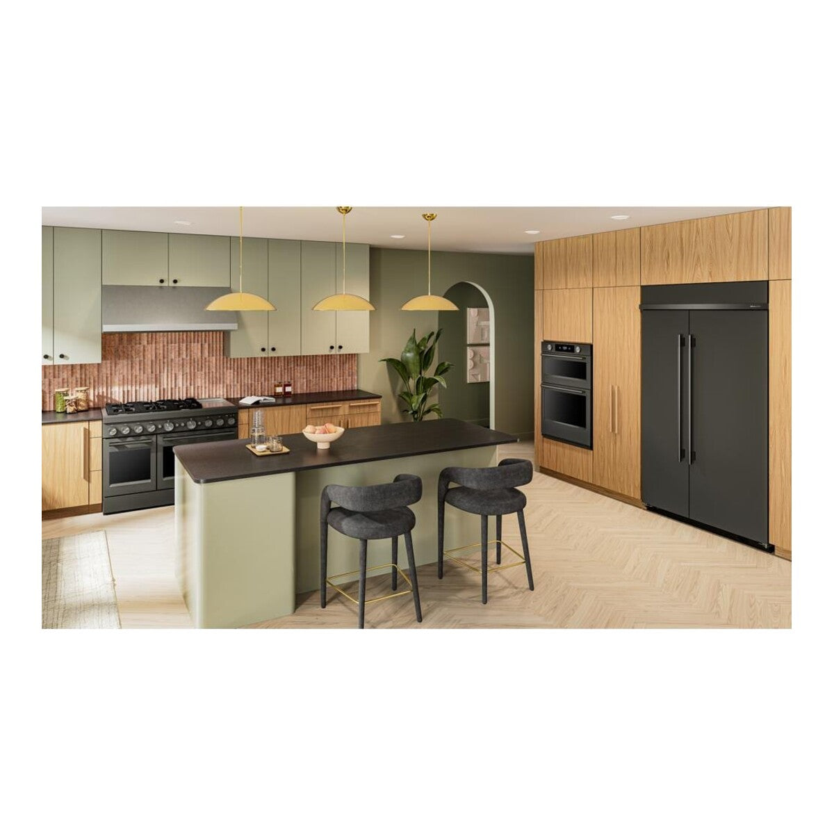 30-inch Smart Electric Combo Wall Oven with Assisted Cooking Modes - Black Ore