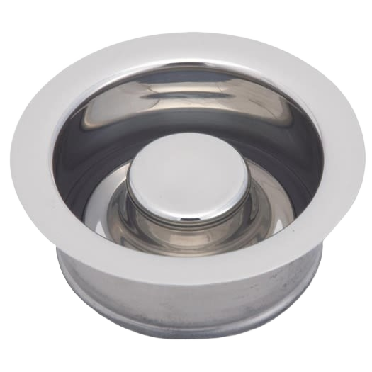 Polished chrome brass disposer flange and stopper for plumbing repair and faucet parts under $50 collection