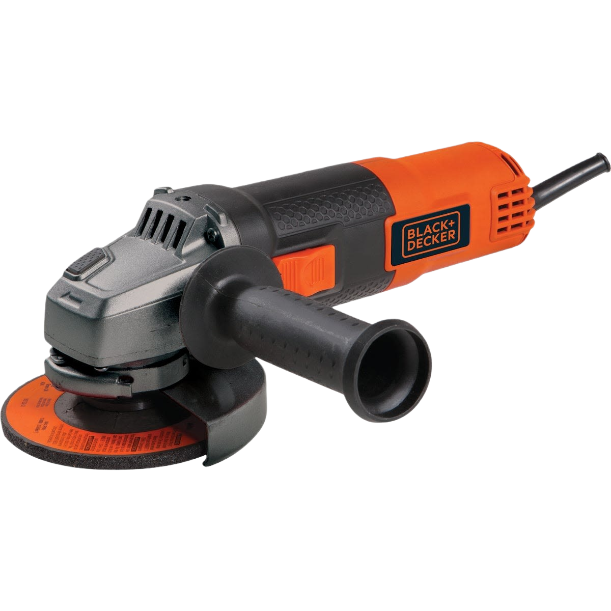 Compact angle grinder with ergonomic handle and safety guard for efficient metal and tile cutting tasks in home improvement