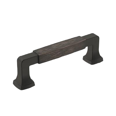 Oil-rubbed bronze cabinet pull with 3-inch center-to-center mounting for furniture hardware under $50 collections