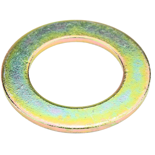 Zinc-plated steel washer for John Deere hardware, included in nuts, bolts & washers under $25 parts collection.