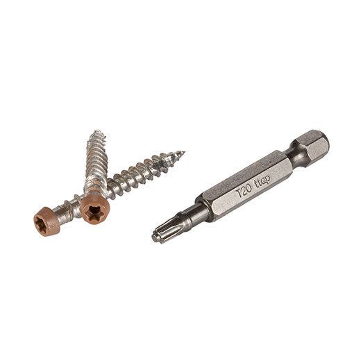TimberTech 1-5/8 in. Tan TOPLoc® Fascia Screws for AZEK®, 30 ln ft.