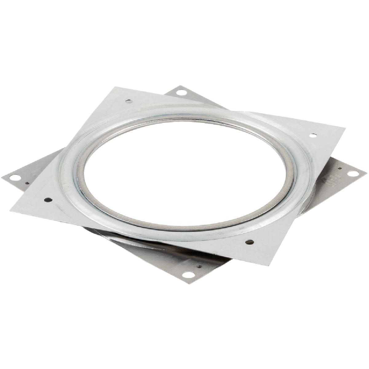 Steel rotating platform with ball bearings for cabinet or shelf hardware in home improvement collection