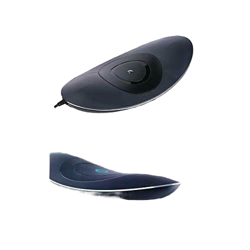 Sleek black dynamic wedge device designed for lower back pain relief with heat and massage therapy under $100 collection
