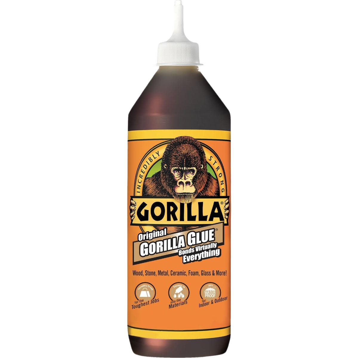 36 oz Gorilla Original All-Purpose Glue bottle for strong bonding in home improvement and paint & supplies collections
