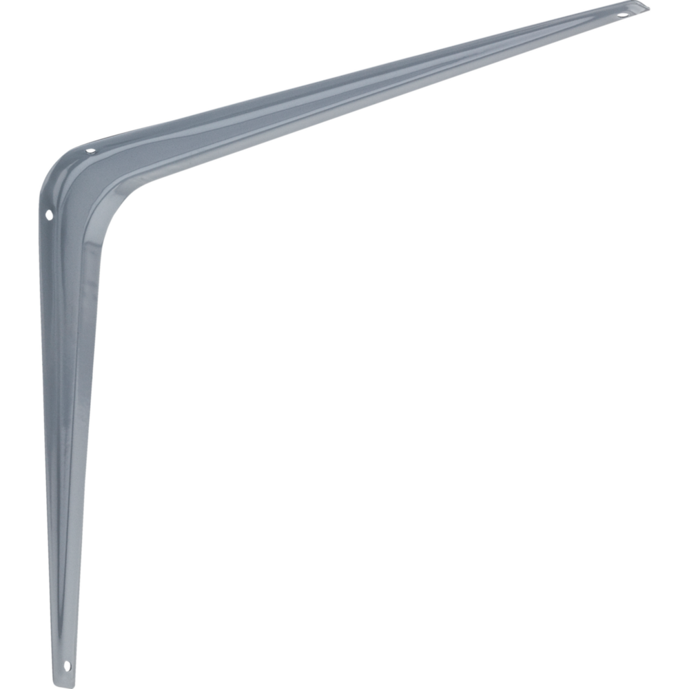 Gray steel shelf bracket with girder design for sturdy support in shelving and storage organization under $50 collections