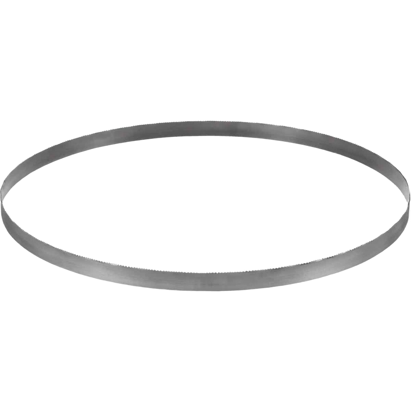 Silver bi-metal band saw blade with fine teeth for woodworking and power tool accessories collections