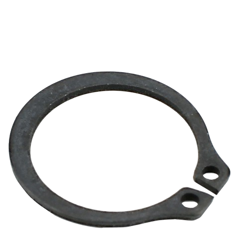 Metal snap ring with two mounting holes for secure fastening in John Deere parts and lubricants under $50 collections
