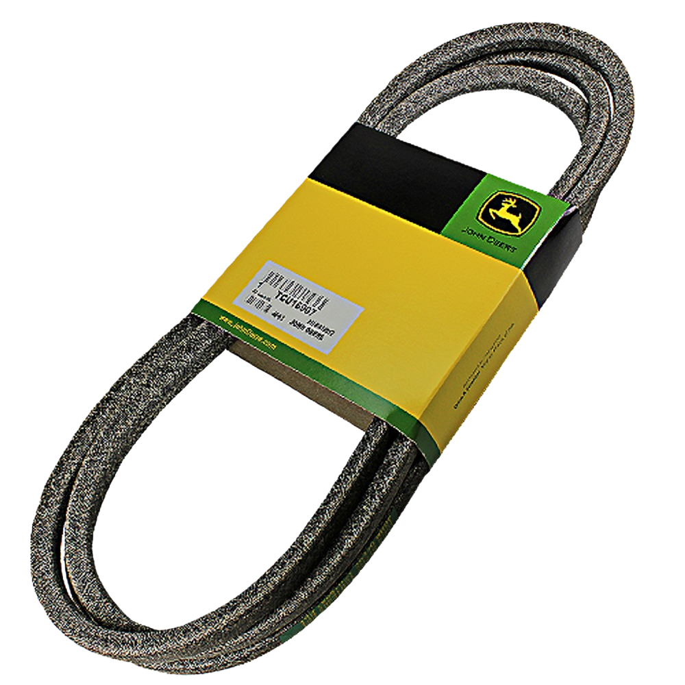 Heavy-duty replacement belt with durable reinforced material for outdoor equipment maintenance and repair tasks