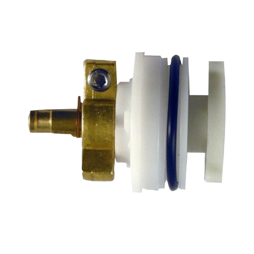 Replacement brass and plastic cartridge part for tub and shower faucets in plumbing repair and faucet parts collections under $50