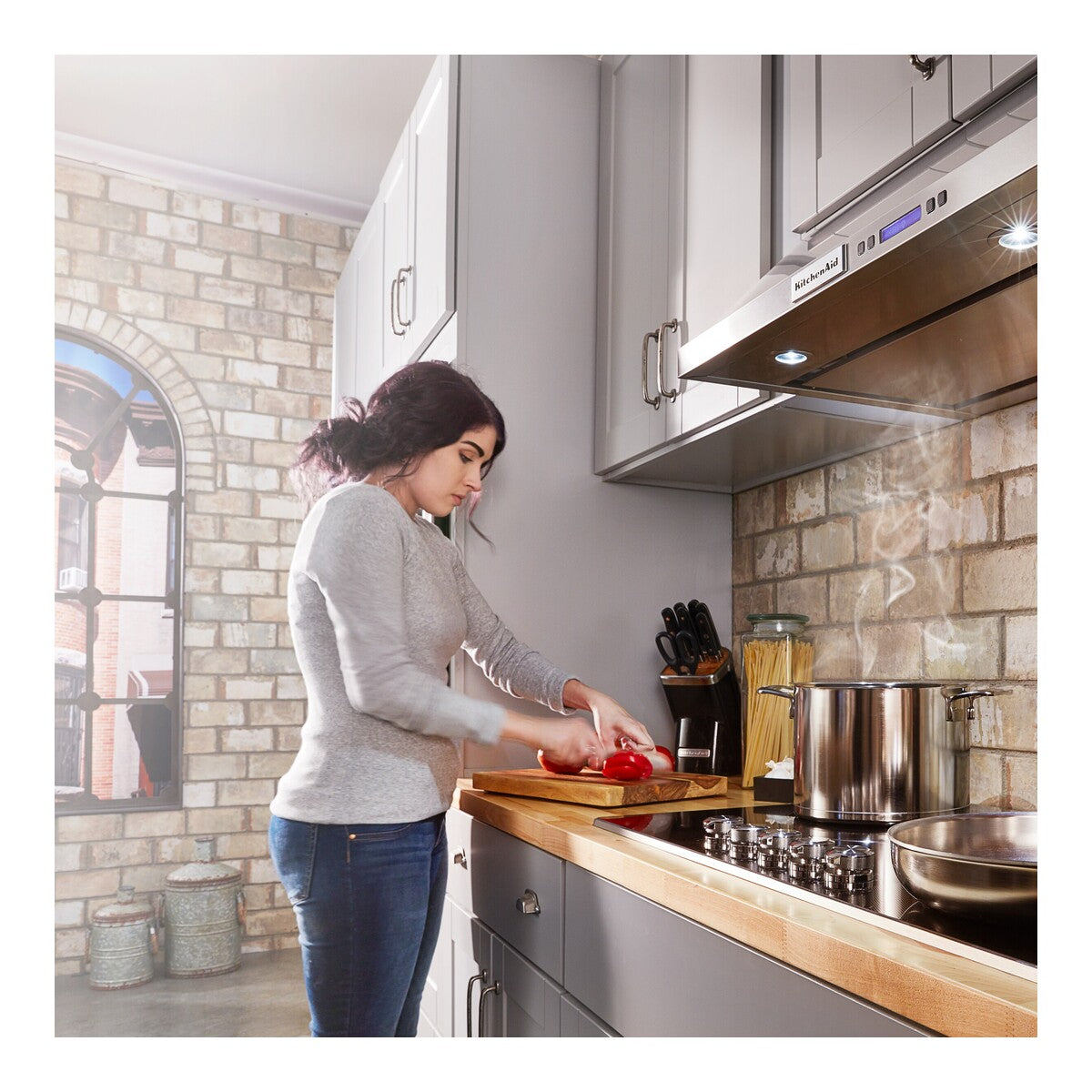 36" Electric Cooktop with 5 Elements and Knob Controls
