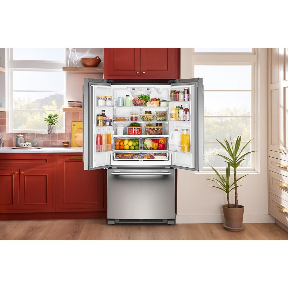 22 Cu. Ft. 33-Inch Standard-Depth French Door Refrigerator with Internal Water Dispenser