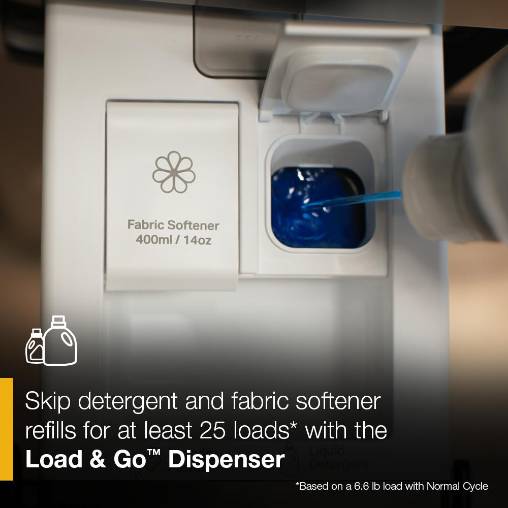 Compact ENERGY STAR® Ventless Heat Pump Laundry Tower with 2.7-cu ft Washer and Electric 4.3-cu ft Dryer