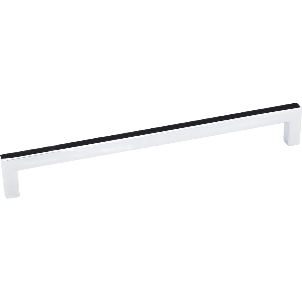 Sleek polished chrome cabinet pull in modern Stanton style for furniture hardware and home improvement projects under $50