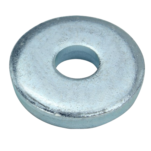 Steel washer with flat round profile designed for John Deere parts in nuts, bolts, and washers collections