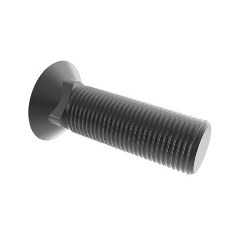 Countersunk square neck bolt with threaded shaft for John Deere parts and hardware collections under $50
