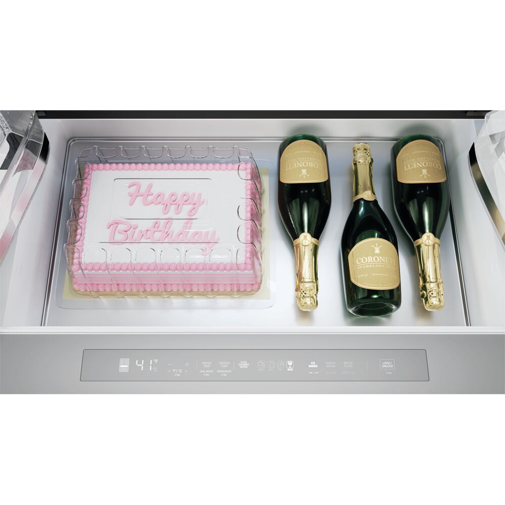 21.6 CF Counter-Depth 4-Door French Door, Dispenser