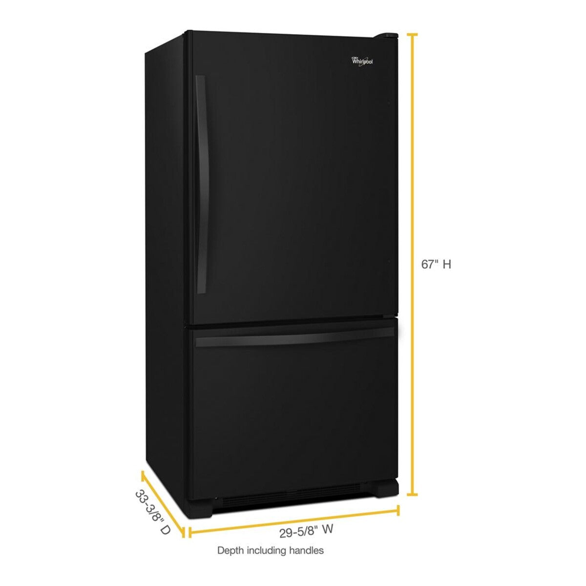 30-inches wide Bottom-Freezer Refrigerator with SpillGuard™ Glass Shelves - 18.7 cu. ft.