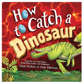 Children's picture book cover with colorful dinosaur illustration and playful title in books and under $50 collections
