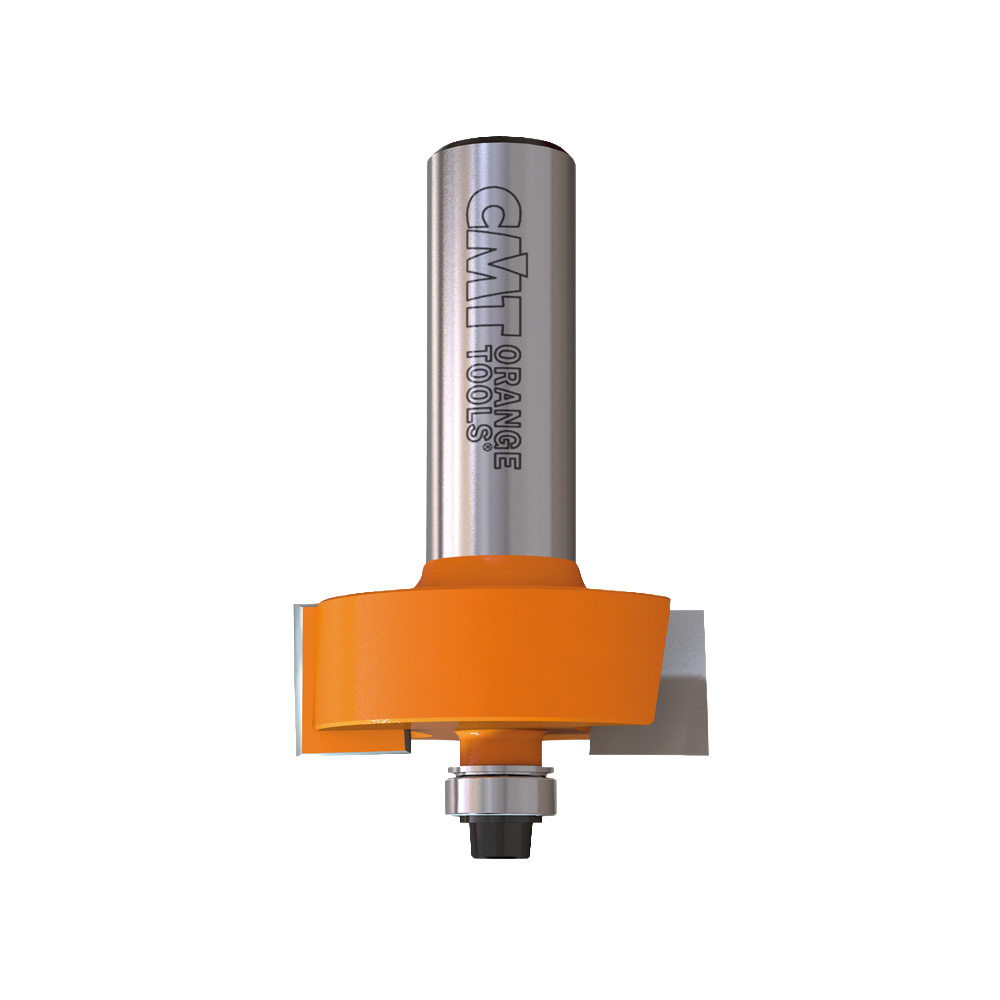 CMT Orange Tools 2” x 7/8” Rabbeting Bit With Bearing, 1/2" Shank