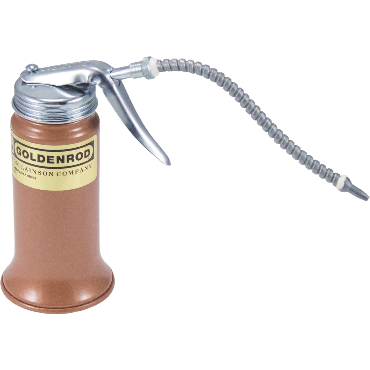 Steel pistol pump oiler with flexible spout for precise lubrication in automotive and home improvement tasks under $50 collections