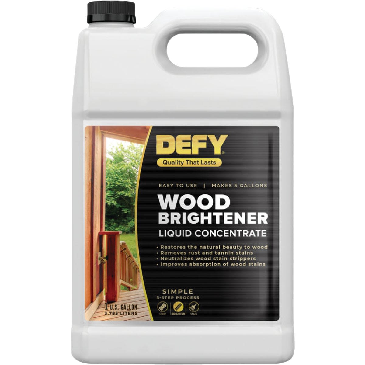 Gallon container of wood brightener liquid concentrate for home improvement in Paint & Supplies collection under $50
