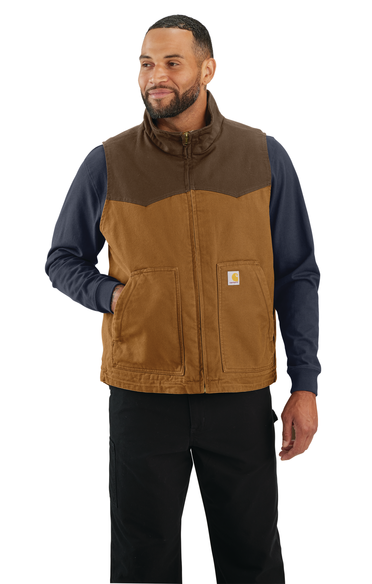 Carhartt Montana Rugged Flex™ Duck Vest - Carhartt Brown/Coffee, XL