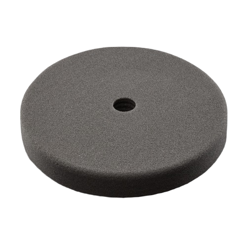 7-inch black foam polishing pad with center hole, designed for sanding and finishing tool accessories under $50