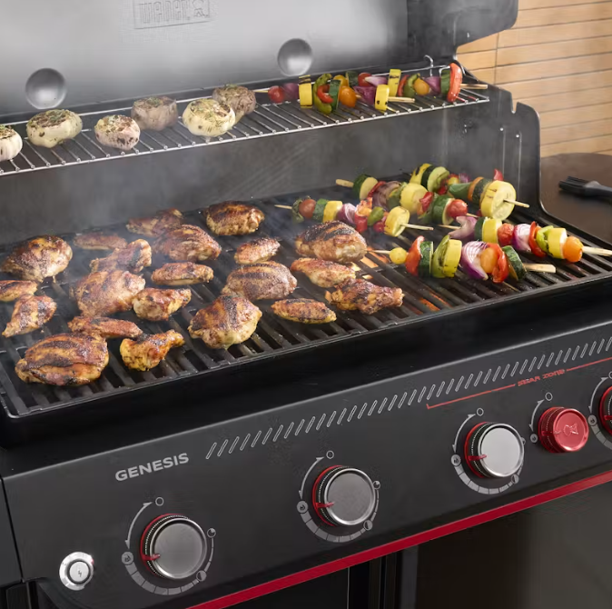 Weber Genesis E-430 Gas Grill Stealth Edition, Natural Gas