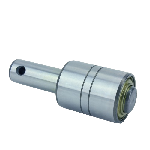 Metal bearing component with cylindrical shaft and polished surface for tools and machinery repair
